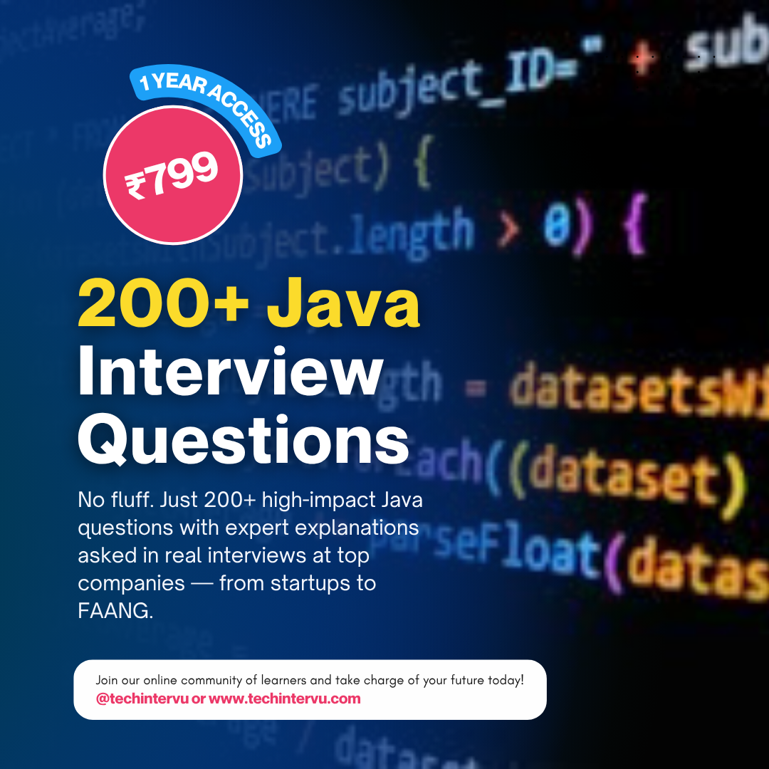 200+ Java Interview Questions